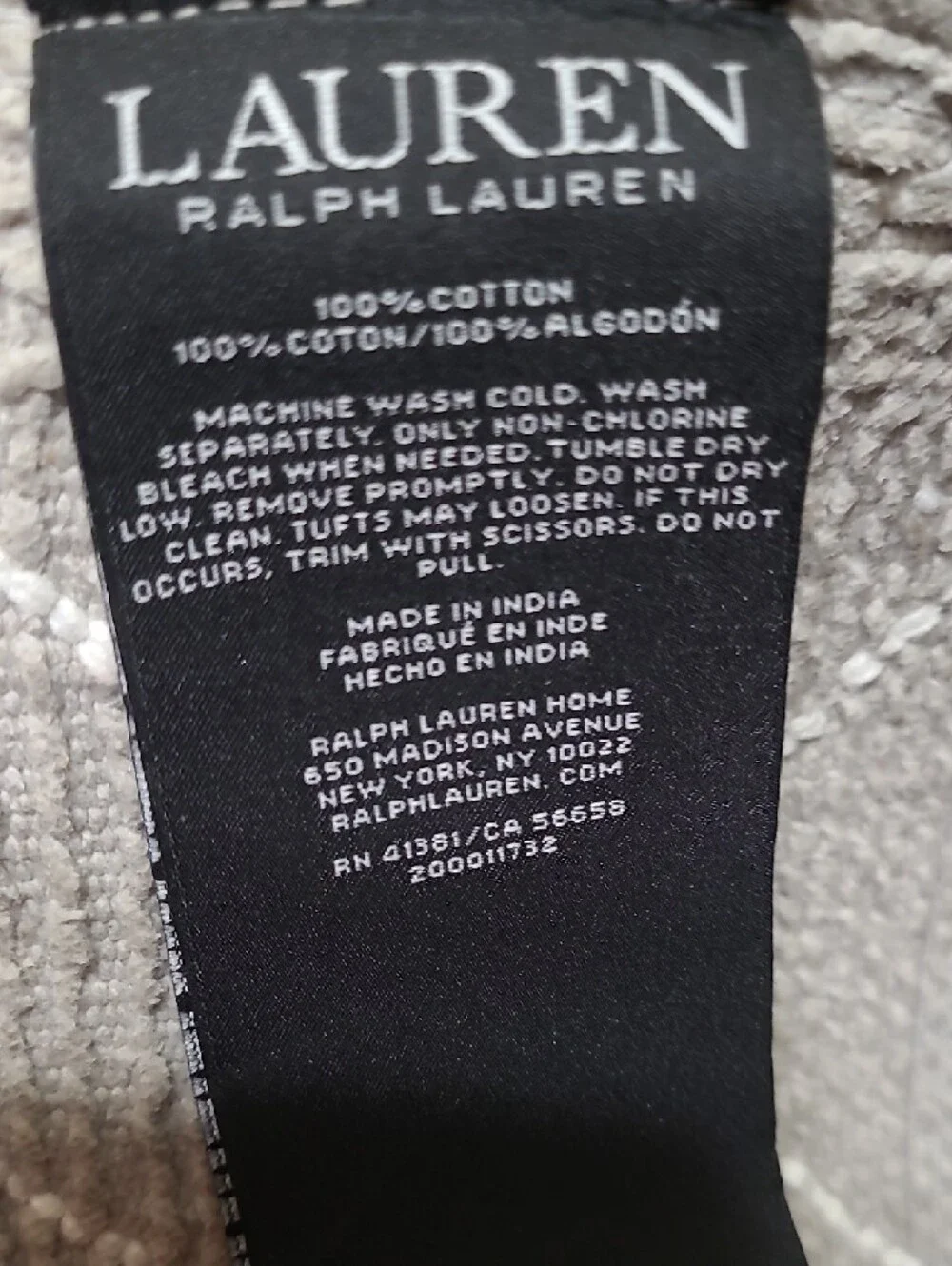 Lauren Ralph Lauren Lattice Bath Mat